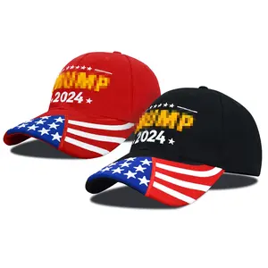 美国国旗2024总统选举棒球帽让美国再次伟大把美国带回棒球帽马加美国帽子