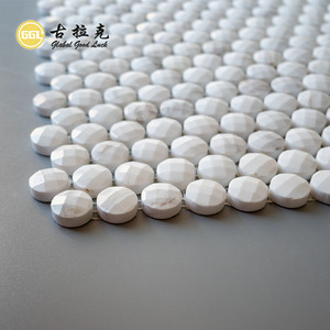 Elegante azulejo de <span class=keywords><strong>relieve</strong></span> de mármol blanco 3D <span class=keywords><strong>para</strong></span> pared de fondo de sala de piano - Product Image 5