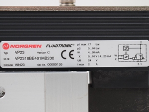 Nouvelles soupapes de régulation proportionnelle d'origine avec siège pour VP2316BE461MB200, contrôleur en boucle fermée G1/4-G3/4 VP2316BE461MB200 0- - Product Image 3
