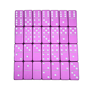 Tùy chỉnh chất lượng cao thân thiện với môi nhôm Domino Trò chơi thiết lập cho giáo dục sử dụng - Product Image 2