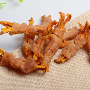 Pollo para mascotas golosinas para perros juguetes para masticar comida rica en vitamina zanahoria limpiar los dientes masticar perro bocadillo envoltura de pollo zanahoria para perro - Product Image 5