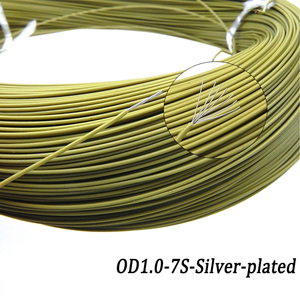 Flexibele, gemakkelijk te strippen PTFE Teflon elektronische draad OD1,0 mm 7-aderig verzilverd koper -60 ℃ ~200 ℃   voor bedrading van industriële apparatuur - Product Image 1