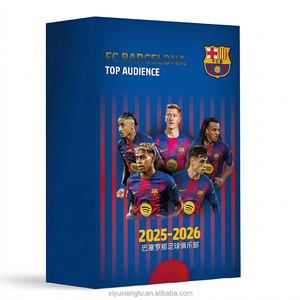 YYing 2025-2026 Tarjetas Coleccionables de Fútbol de las Mejores Estrellas del Fútbol: <span class=keywords><strong>Messi</strong></span>, Suárez, Neymar, Robinho, Daka Barcelona - Product Image 1