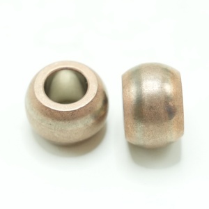 Luyện kim Bột ép thiêu kết động cơ bằng đồng hình cầu ỐNg Lót mang với 8 * S16 * 11mm cho các bộ phận quạt điện - Product Image 4