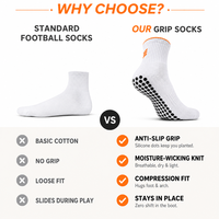 Chaussettes antidérapantes en Spandex/Nylon à bout entièrement séparé pour femmes, idéales pour le yoga, le Pilates, la barre, la danse, l'exercice et l'entraînement, avec logo sur le dessous.