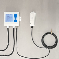 Controlador de CO2 para Uso Agrícola y de Plantación, Controlador de CO2 Inteligente con Wifi, Sensor de CO2 NDIR de Alta Precisión para Invernadero