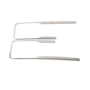 Garniture décorative centrale avant en acier inoxydable chromé pour Chery <span class=keywords><strong>QQ</strong></span> Ice Cream 2022, accessoires décoratifs extérieurs pour voiture - Product Image 2