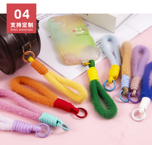 Correa universal de felpa para teléfonos móviles, accesorios decorativos, cuerda para llavero - Product Image 5