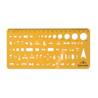 Modèles de graphique de dessin de vente directe d'usine Tool Modèles de dessin de pochoir d'étudiant en plastique