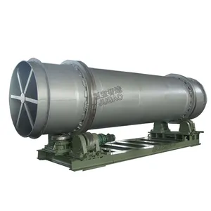 Tunnel sawdust drum dryer drum spent grain drying equipment pellets drum dryer with 1-100 t/h capacity