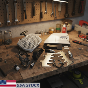 Flangia Candela NGK, Deflettore Aria, Coperchio Pignone Catena Rinforzato, Avviamento a Strappo, Paracolpi, Regolatore Catena, Accessori Utensili Carburante - Product Image 5