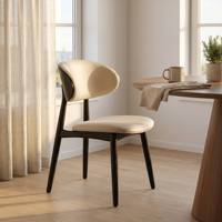 Chaises de salle à manger pour la maison, restaurant, hôtel, café, chaises rembourrées en cuir PU pour la cuisine, ensemble de chaises de table à manger