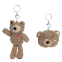 Uyeah Faible MOQ ODM OEM Porte-clés Ours en Peluche Personnalisé, Jouet en Peluche Douce en Coton Rembourré