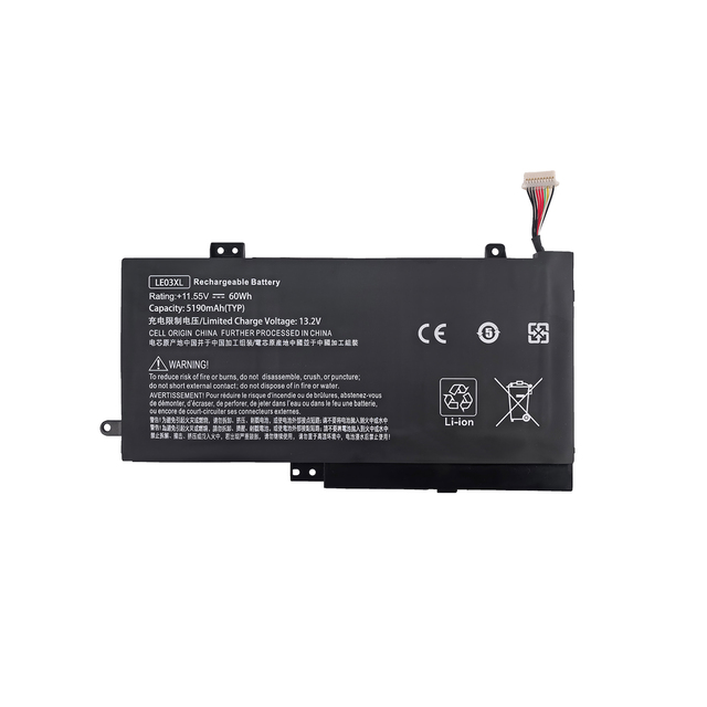 High Capacity 60Wh LE03XL Laptop Battery Replacement for HP Pavilion x360 TPN-W113 W114 W116 Series Notebook Battery