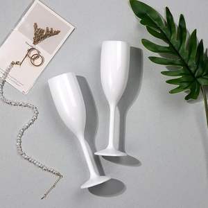 ST 170ml 6oz réutilisable mariage douche nuptiale fête incassable acrylique flûtes à <span class=keywords><strong>champagne</strong></span> coloré <span class=keywords><strong>champagne</strong></span> verres logo personnalisé - Product Image 6