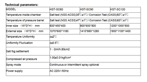 प्रयोगशाला के लिए गुणवत्ता निरीक्षण और जंग प्रतिरोध परीक्षण के लिए HST-SC60 नमक स्प्रे परीक्षण कक्ष - Product Image 3