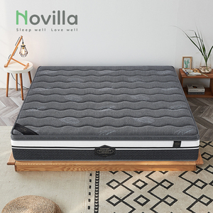 Cama King Size económica para hotel, colchón de muelles de espuma viscoelástica suave personalizado en caja <span class=keywords><strong>a</strong></span> <span class=keywords><strong>la</strong></span> <span class=keywords><strong>venta</strong></span> - Product Image 1