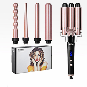 FYD Wholesale – Kit de fer à <span class=keywords><strong>boucler</strong></span> électrique en céramique 8-en-1 professionnel avec chauffage PTC et affichage LED de la température <span class=keywords><strong>pour</strong></span> coiffure - Product Image 3