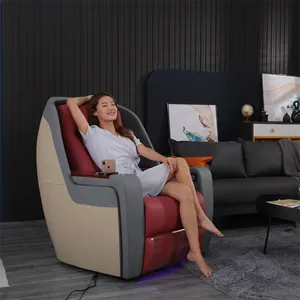 Sofá de masaje multifuncional para el hogar, silla eléctrica reclinable de cuero para cine, nuevo diseño