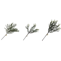 Künstliche Weiche Grüne Berührbare PE-Dekorationsblumen - Leichtgewichtig und Langlebig für Innenraumdekoration zu Thanksgiving und Weihnachten NEU