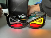 Lampu Sein LED E-MARK NEW JPA VIRTU BACK LIGHT untuk Skuter Piaggio VESPA SPRINT Primavera 150 LX 125 S125