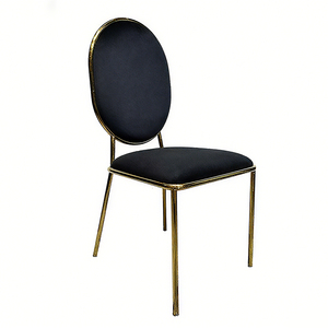 Sillas de comedor de Metal con respaldo arqueado moderno para cocina, mesa de Bar, esencial para restaurante, banquete, Hotel, boda, fiesta, sala de estar - Product Image 3