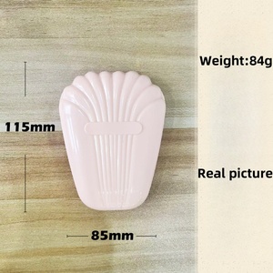 Usine directe Portable coquille miroir boîte Offre Spéciale 5 pièces multi-fonction <span class=keywords><strong>maquillage</strong></span> brosse ensemble blaireau ventilateur brosse <span class=keywords><strong>pour</strong></span> la beauté du visage - Product Image 4