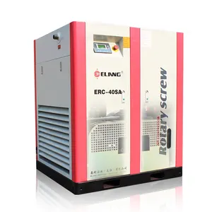 Elang 40 HP 30 Kw 3.6 - 5.3 m3/min Belt Driven Screw Air Compressor with GHH Air End