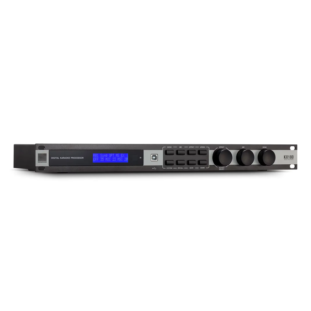 Digital Effects Processor KX180 Digital Professional Karaoke Sound Processor Microphone Sound Controller System
