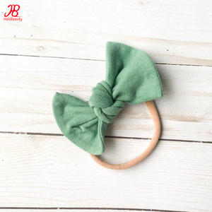 Turbantes <span class=keywords><strong>para</strong></span> bebé, accesorios <span class=keywords><strong>para</strong></span> el cabello, lazos <span class=keywords><strong>para</strong></span> niña, Diadema de algodón hecha a mano de alta calidad, lazo <span class=keywords><strong>para</strong></span> niña, <span class=keywords><strong>turbante</strong></span> <span class=keywords><strong>con</strong></span> Orejas de conejo, nudo - Product Image 2