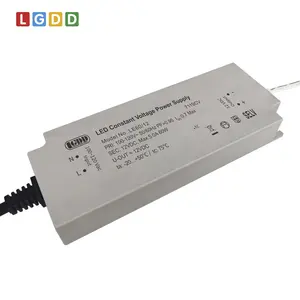 Class 2 CE ETL IP44 Waterproof Power Supply Constant Voltage 12V 24V 45W 60W LED Driver