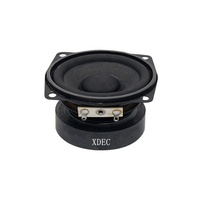 Pièces puissantes de pilote de haut-parleur de basse moyenne 3 pouces 78mm 4Ohm 20W avec un excellent effet de basse