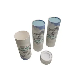 Le fabricant peut personnaliser des boîtes cadeaux cylindriques et rondes avec des couvercles en tube de papier kraft écologique. - Product Image 6