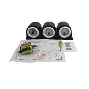 Support d'instrument triple 12V pour modification automobile combinant tachymètre, température du liquide de refroidissement, jauge de pression d'huile, taille 52 mm - Product Image 2