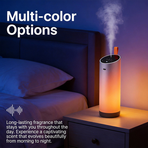 Difusor de Aromaterapia Automático de Alta Gama, Perfume Inteligente para Interiores, Oficina, Escritorio, Automóvil, Hogar, 10 ml, Aceite Esencial Metálico - Product Image 3