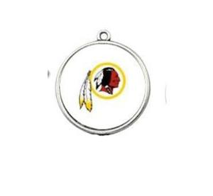 Pittsburgh Steelers rétro 20mm rond temps pierre précieuse pendentif Sport joueur de Football collier petit pendentif bijoux à bricoler soi-même accessoires - Product Image 6