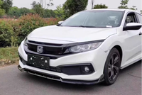 Nouveau Original en Stock pas cher Style sportif en Fiber de carbone noir brillant noir mat avant arrière pelle sous pour Honda Civic 2016-2020