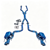 Tuyau d'échappement Valvetronic REV pour Lexus IS500 RCF GSF 5.0L V8, échappement en titane, tube intermédiaire à longueur égale avec tube en Y, double résonateur