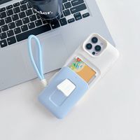 Nouvelle coque de téléphone magnétique avec poche pour cartes pour iPhone 16, matériau PC, vente en gros d'usine