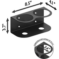 Support mural pour bouteilles de spray métalliques, étagère de rangement pour gel douche, facile à installer, pour garage et maison