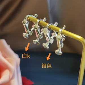 Diy Invisible <b>Ear</b> <b>Clip</b> Accessories U Shape Metal Screw <b>Ear</b> <b>Clips</b> For Earring Making KC Gold White K Gold Silver - Product Image 3