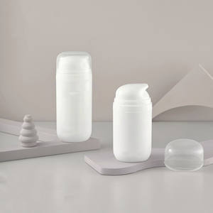 Flacon de lotion sous vide 50 ml ovale, pot de crème pour bébé mignon, conteneur pour soins de la peau, personnalisable - Product Image 4