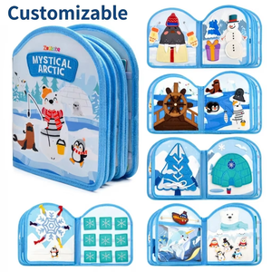 Libro <span class=keywords><strong>di</strong></span> Attività Montessori per Bambini 1-3 Anni, Giocattolo Educativo da Viaggio, Regalo Unisex per Compleanno e Natale - Product Image 1