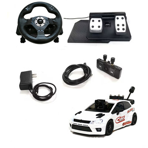 Simulateur de conduite pour parc d'attractions avec caméra 1080P, <span class=keywords><strong>jouet</strong></span> pour adolescents, <span class=keywords><strong>voiture</strong></span> de course télécommandée avec volant FPV 1:28 - Product Image 5