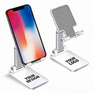 2026 Business Gift Portable Foldable Desktop Cell <b>Stand</b> Holder Logo Mobile Phone Holders Wholesale Custom Promotional Gifts - Product Image 1