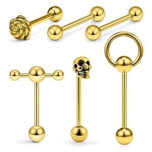 Bijoux <span class=keywords><strong>de</strong></span> <span class=keywords><strong>piercing</strong></span> corporel unisexe en acier inoxydable, barre <span class=keywords><strong>de</strong></span> <span class=keywords><strong>piercing</strong></span> pour la <span class=keywords><strong>langue</strong></span>, anneau <span class=keywords><strong>de</strong></span> <span class=keywords><strong>langue</strong></span> en forme <span class=keywords><strong>de</strong></span> crâne, clou <span class=keywords><strong>de</strong></span> <span class=keywords><strong>langue</strong></span> en forme <span class=keywords><strong>de</strong></span> rose - Product Image 2