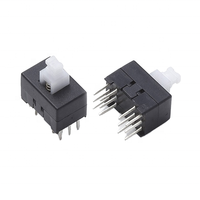 Interrupteur Tactile Électronique LED Anneau Lumineux de Haute Qualité JC-TS667.2D 6*6 12V 50mA 1NO pour Appareils Domestiques IP33