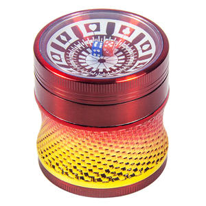 Logotipo de aduanas, 4 capas, Mm tamiz de 63, Tocadiscos, Chip de negociación de póquer, molinillo de tabaco de humo de hierba de Metal, accesorios - Product Image 2