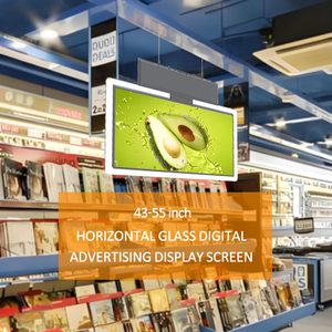 Pantalla LCD para ventana de <span class=keywords><strong>supermercado</strong></span> interior de 43-55 pulgadas, ambos lados, 700 liendres, pantalla de doble cara, menú Digital, colgante de techo - Product Image 3