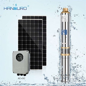 3HP 185 metri di testa pompa acqua solare <span class=keywords><strong>AC</strong></span> + <span class=keywords><strong>DC</strong></span> 7 m3/h ad alto flusso pompe per acqua sommergibile sistema di pozzo profondo per l'agricoltura di irrigazione - Product Image 1